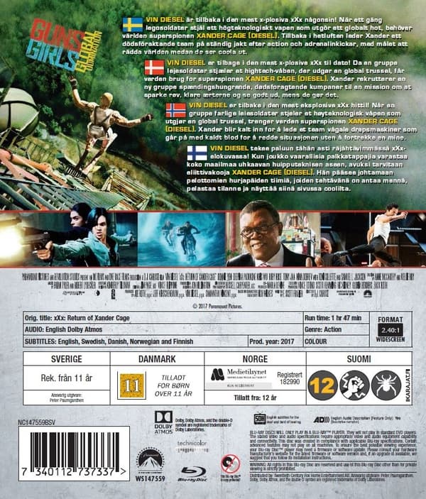 xXx: Return of Xander Cage (Blu-ray)