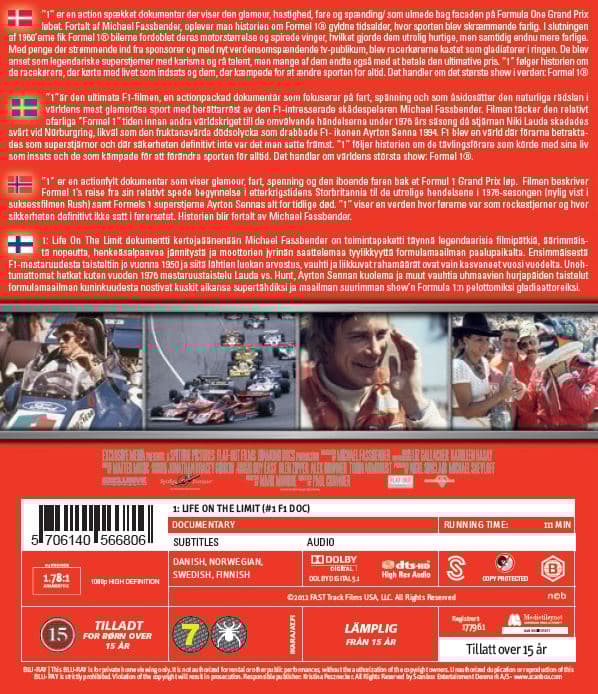 1: Life On The Limit (Blu-ray)
