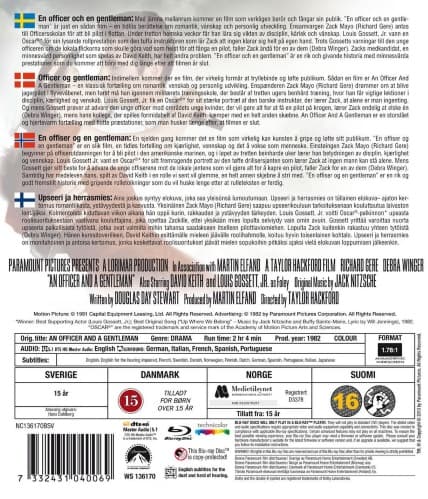 An Officer and a Gentlemen (Blu-Ray)
