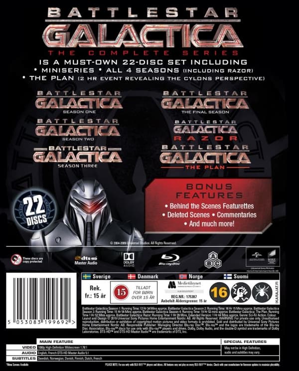 Battlestar Galactica - The Complete Series (Blu-ray) (22 disc)