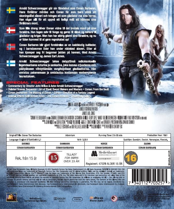 Conan The Barbarian (Bluray) CDON