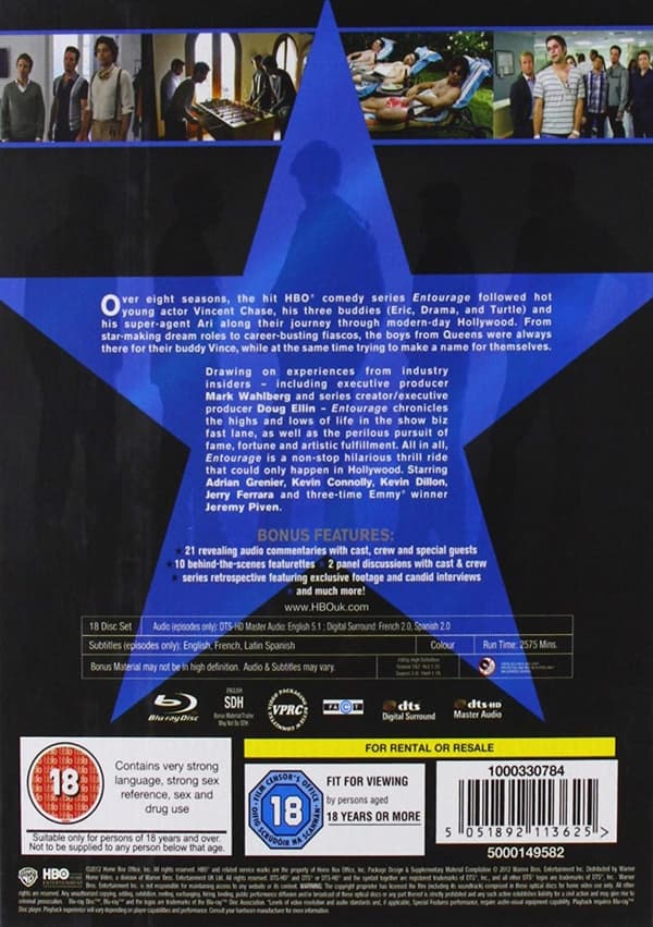 Entourage: The Complete Series (Blu-ray) (Import)