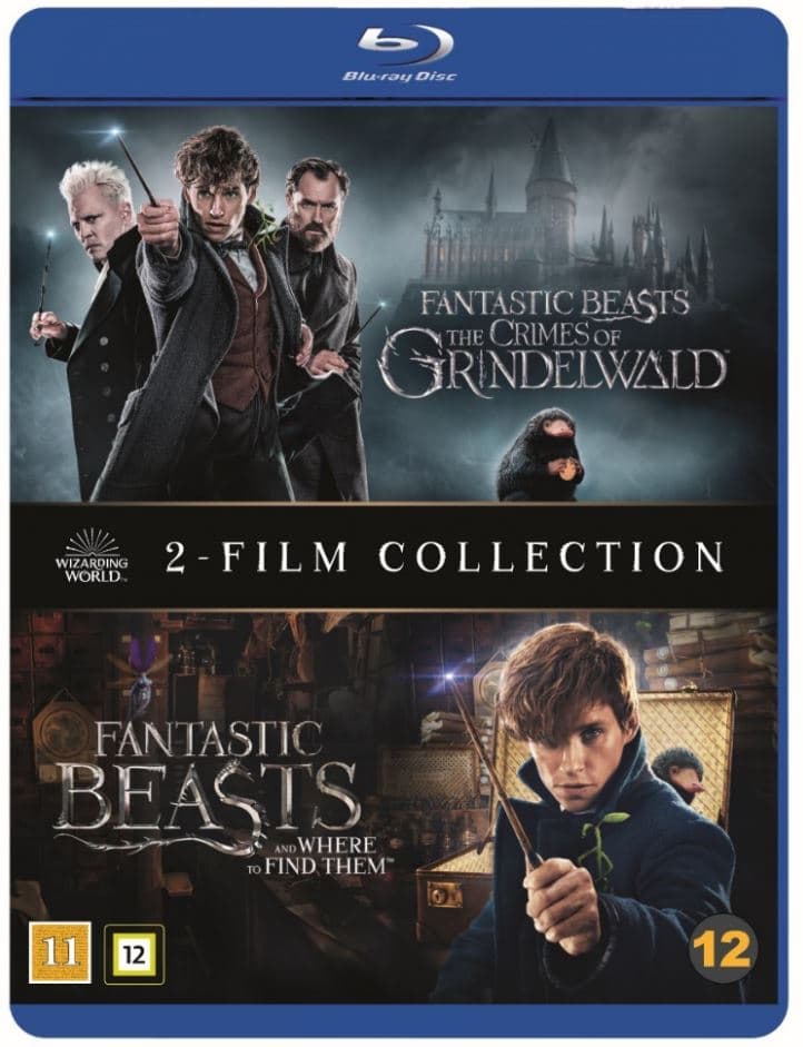 Fantastic beasts 1 2 blu ray 2 disc cdon