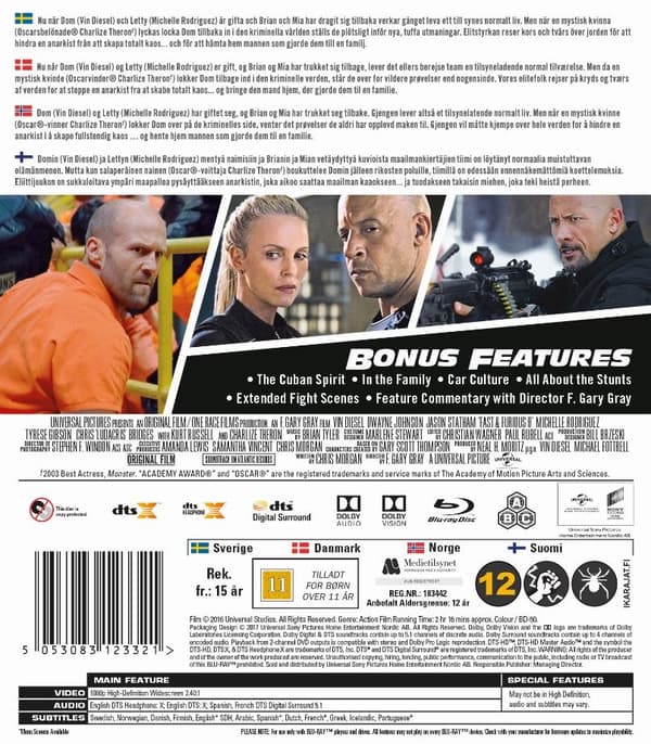 Fast & Furious 8 (Blu-ray)