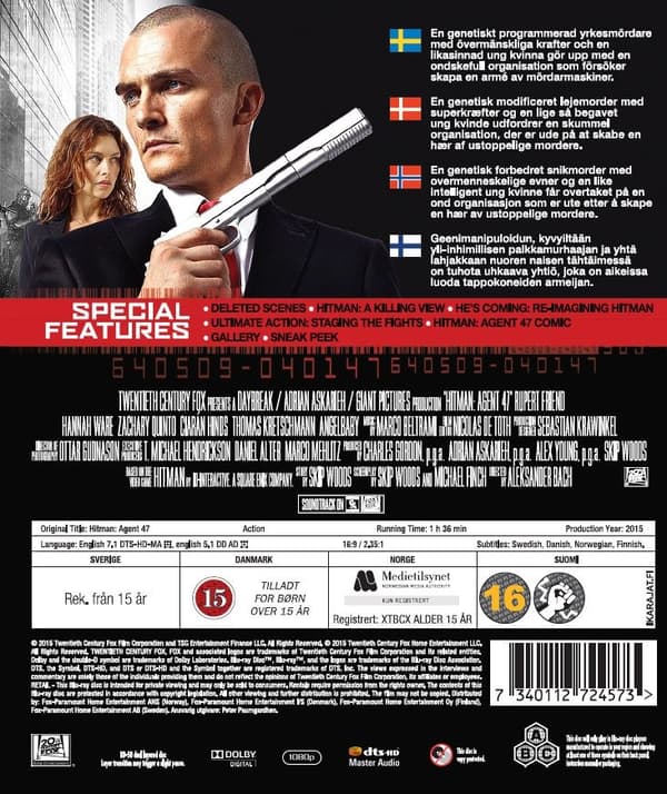 Hitman: Agent 47 (Blu-ray)