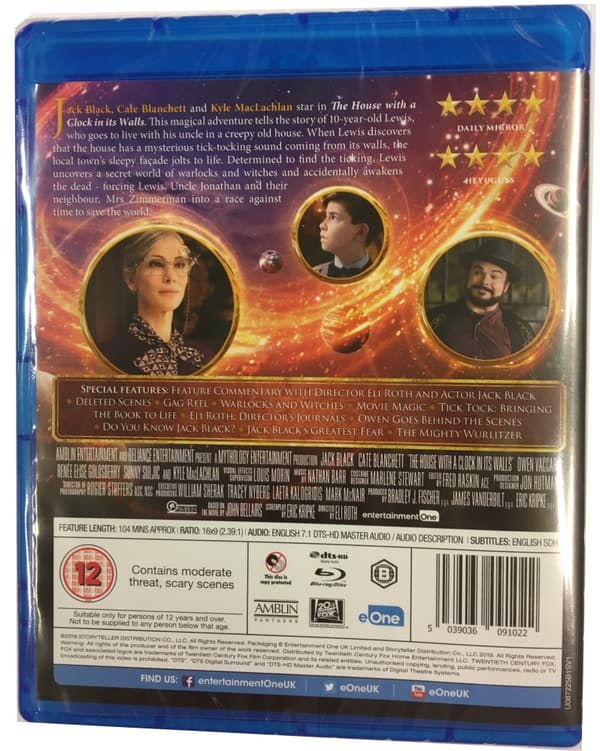 The House With a Clock in Its Walls (Bluray) (Import) CDON