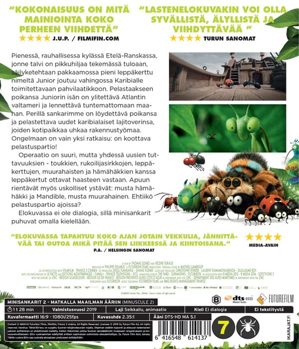 Minisankarit 2 - Matkalla maailman ääriin  (Blu-ray)