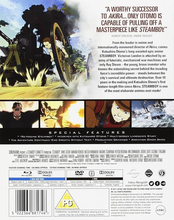 Steamboy (Blu-ray + DVD) (2 disc) (import)