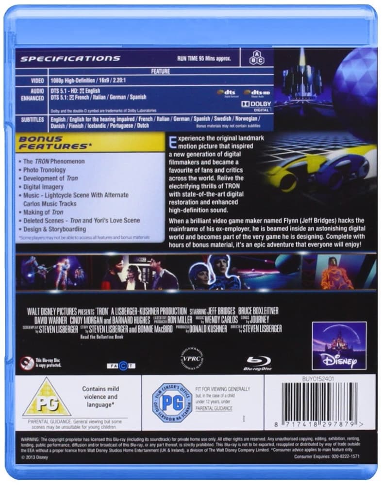 Tron (Blu-ray) (Import)