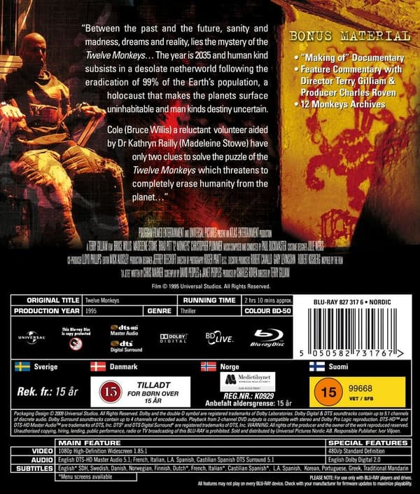 Twelve Monkeys (Blu-ray)