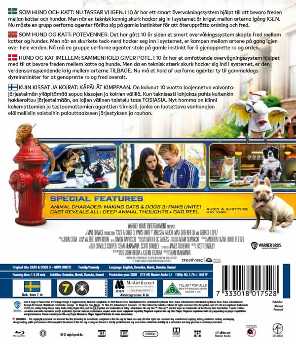 Cats & Dogs 3: Paws Unite (Blu-ray)