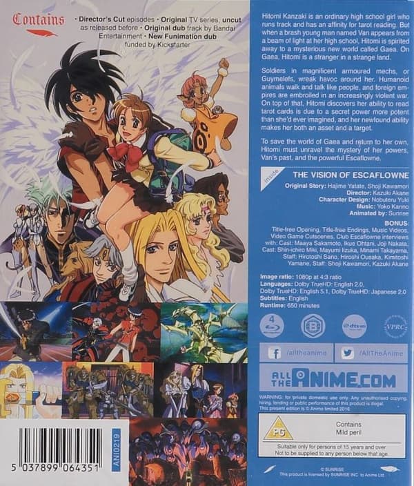 Escaflowne: Complete Series (Blu-ray) (4 disc) (Import)
