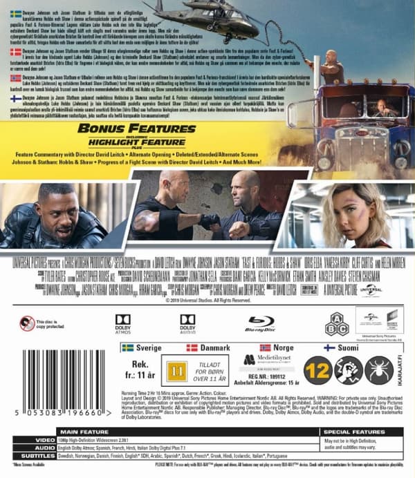 Fast & Furious Presents: Hobbs & Shaw (Blu-ray)