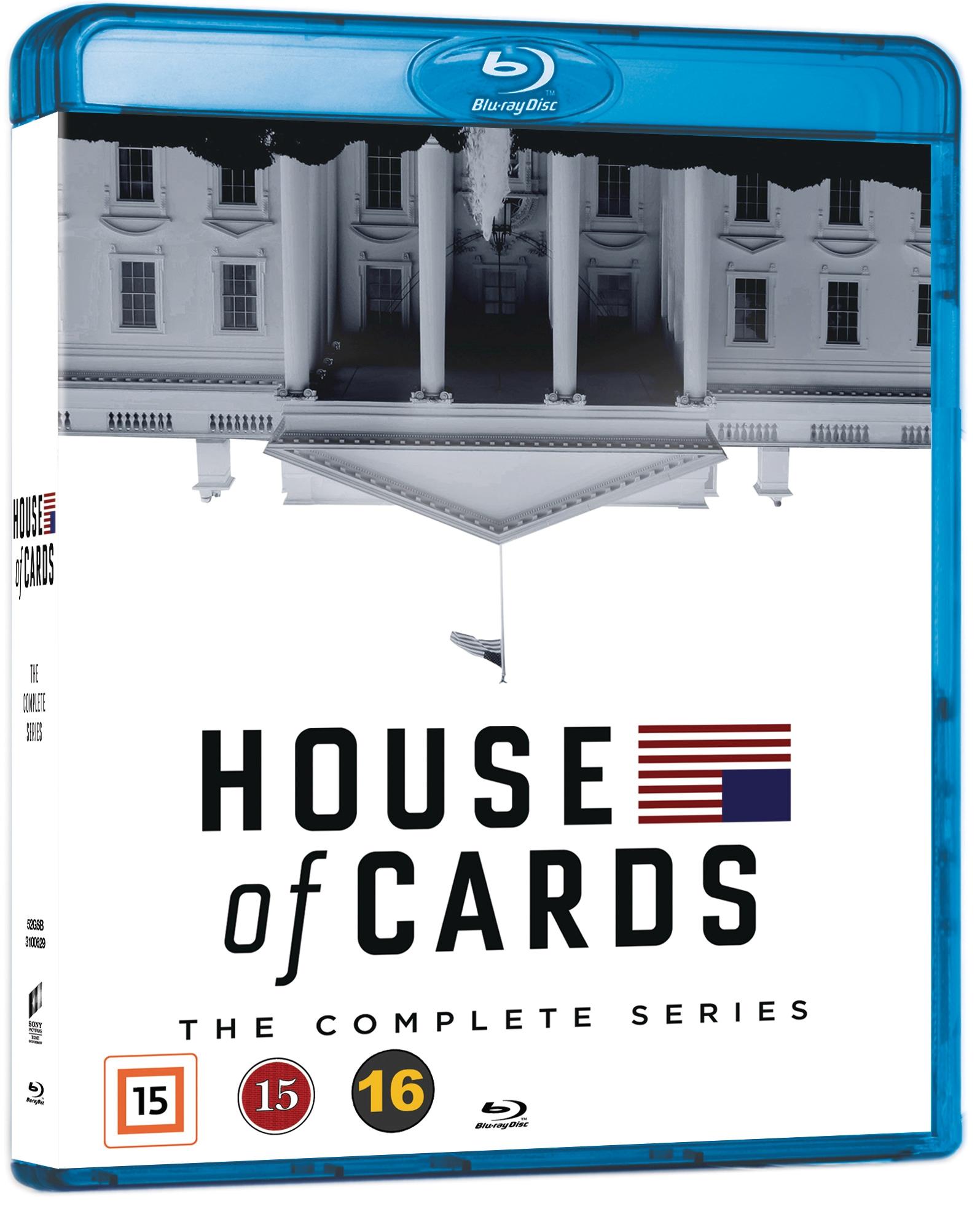 House Of Cards - Sæson 1-6 (Blu-ray) (23 disc)