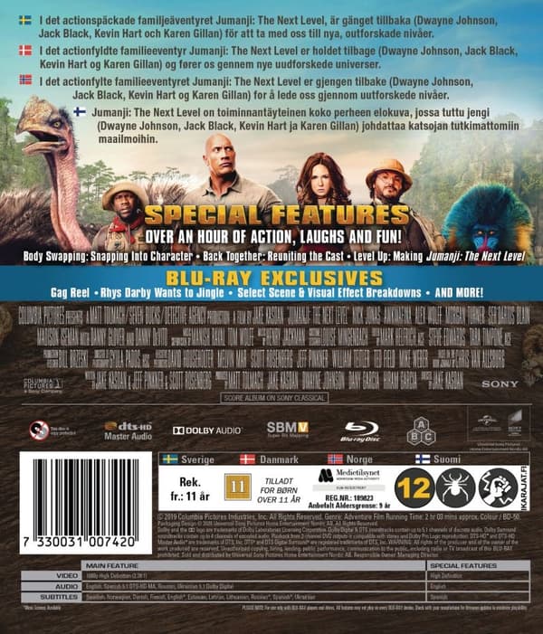 Jumanji: The Next Level (Blu-ray)