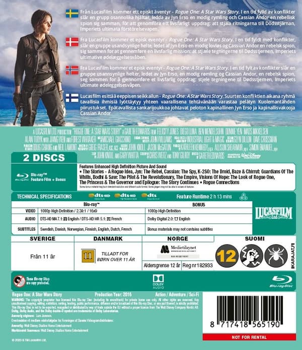 Star Wars: Rogue One - A Star Wars Story (Blu-ray)