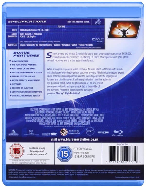 The Rock (Blu-ray) (Import)