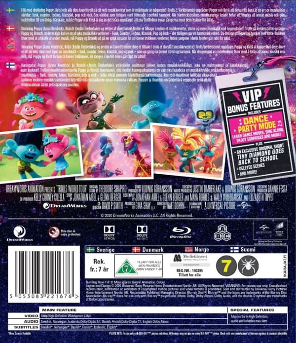 Trolls World Tour (Blu-ray)