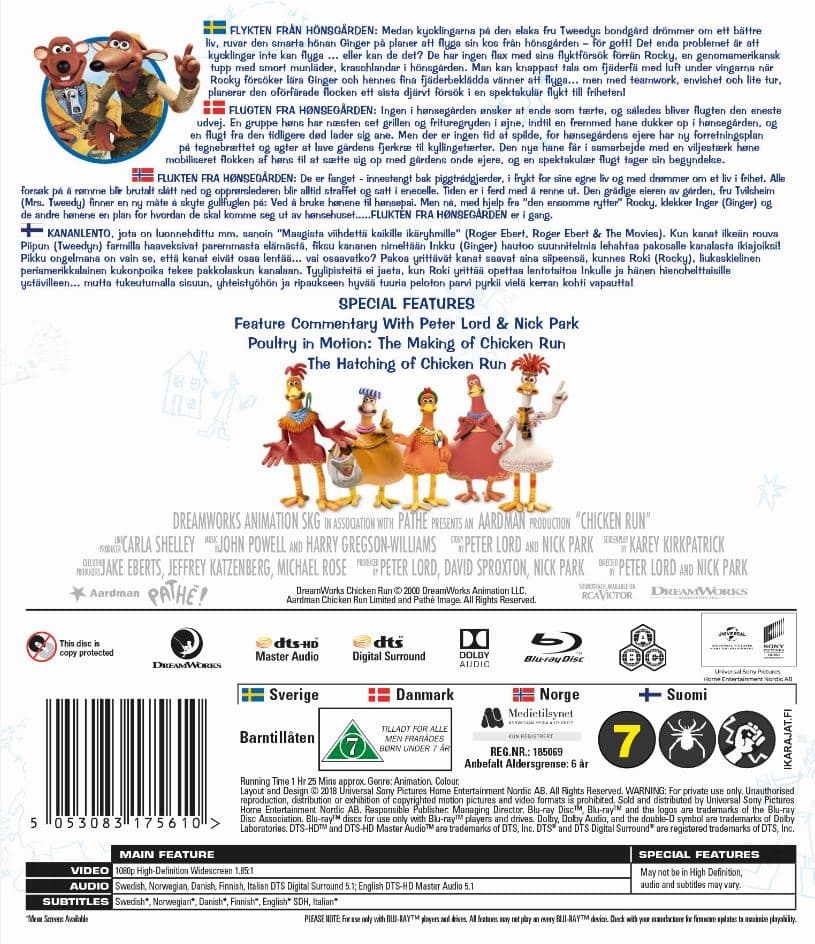 Chicken Run (Bluray) CDON