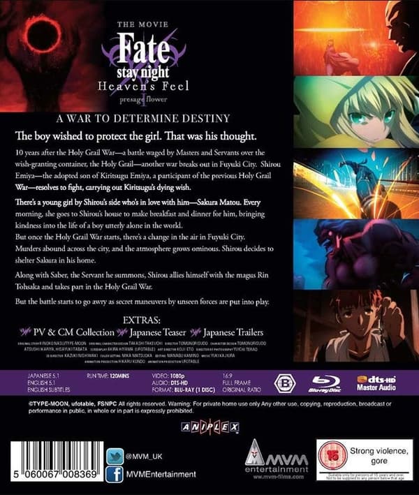 Fate Stay Night: Heaven's Feel - Presage Flower (Blu-ray) (Import)