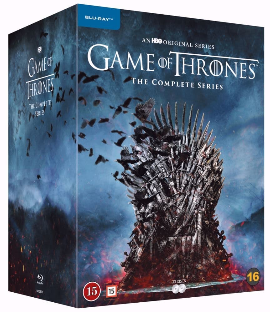 Game of Thrones - Complete Collection - Kausi 1-8 (Blu-ray) (33 disc)