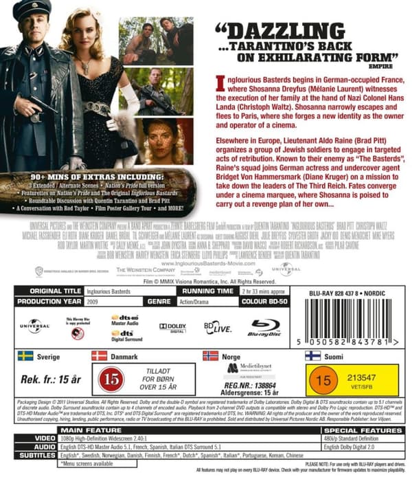 Inglorious Basterds (Blu-ray)