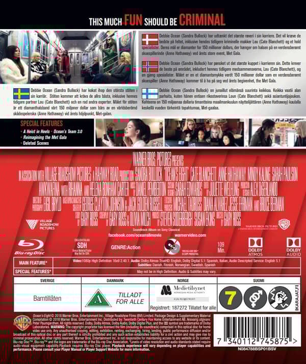 Ocean's 8 (Blu-ray)