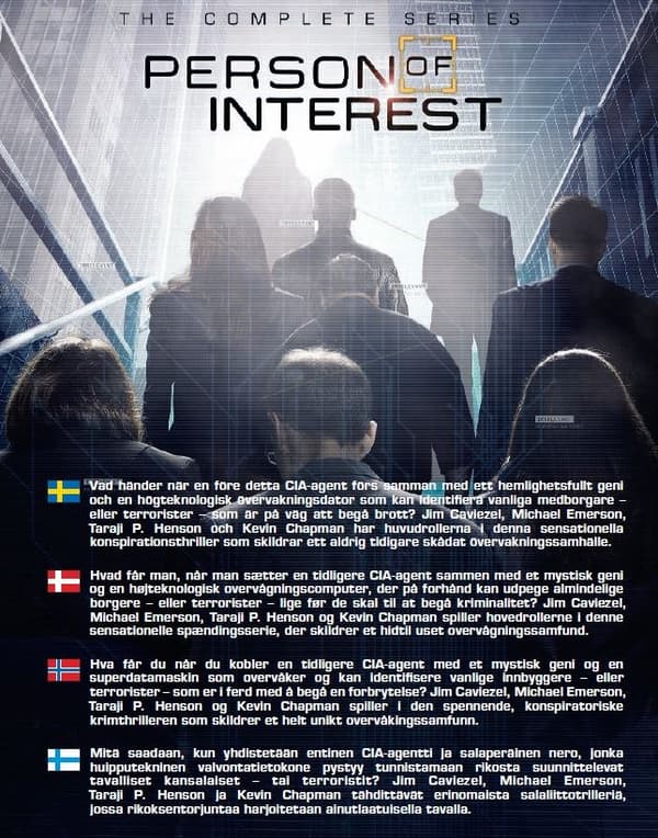 Person of Interest - Sæson 1-5 (Blu-ray) (19 disc)
