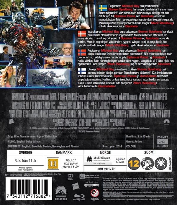 Transformers: Age of Extinction (Blu-ray)