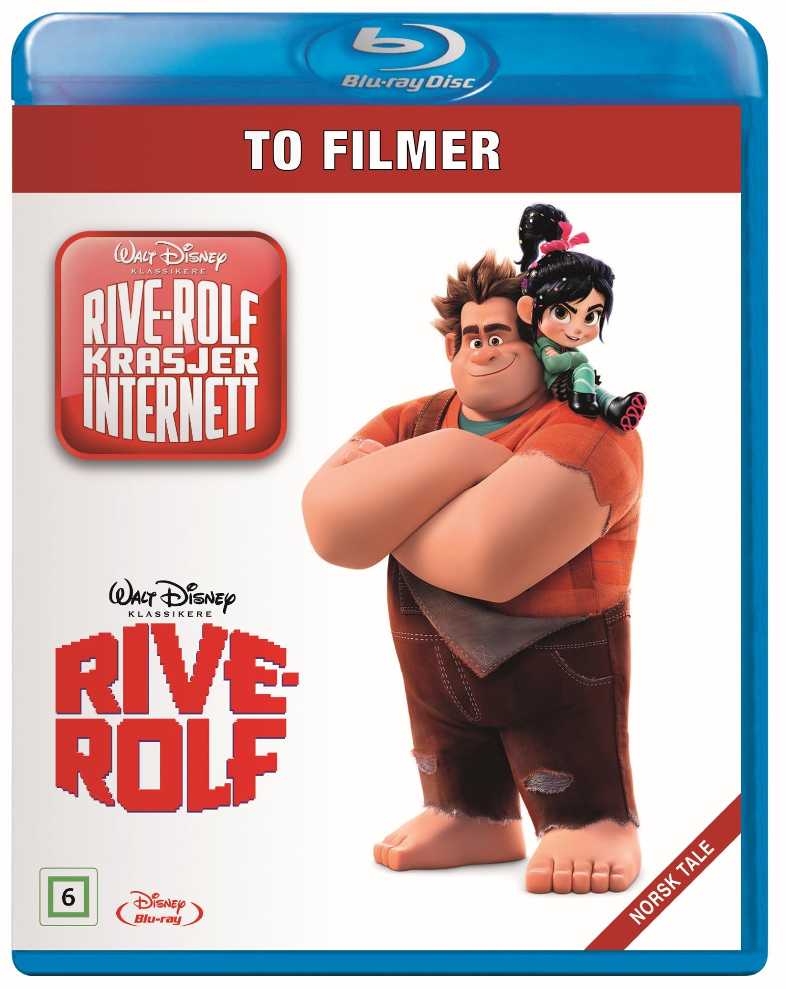Rive-Rolf & Rive-Rolf krasjer internett (Blu-ray) (2 disc)