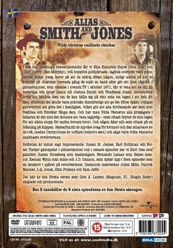Alias Smith & Jones - Säsong 1: Box 2 (3 disc)