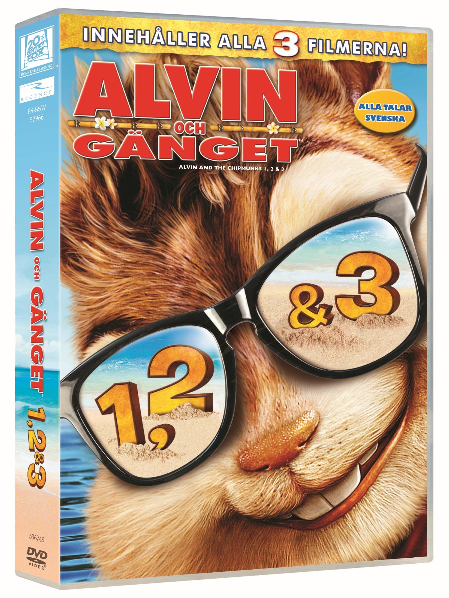 Alvin och Gänget 1-3 Box (3 disc)