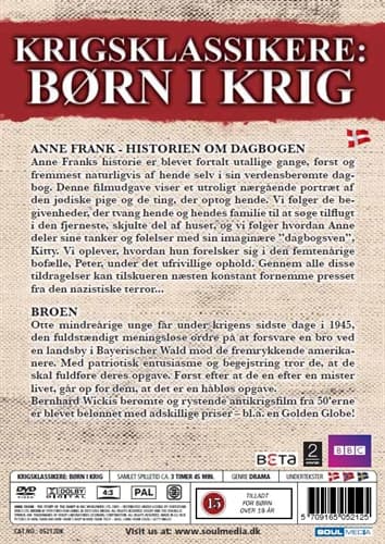 Børn i krig - Anne Frank / Broen (2 disc)
