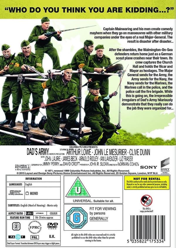 Dad's Army: The Movie (Import)