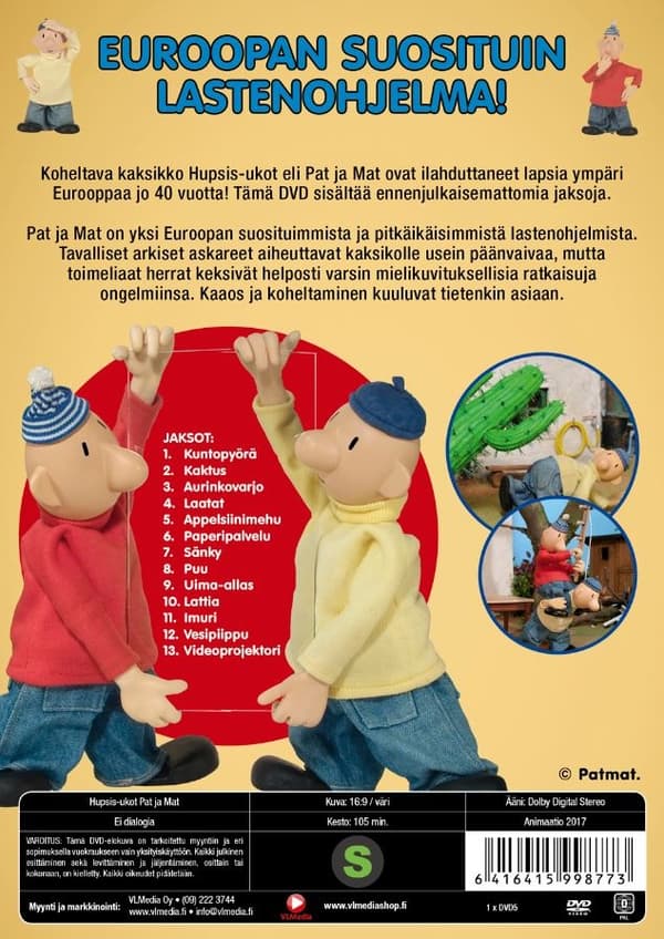 Hupsis-ukot Pat ja Mat - Maalla