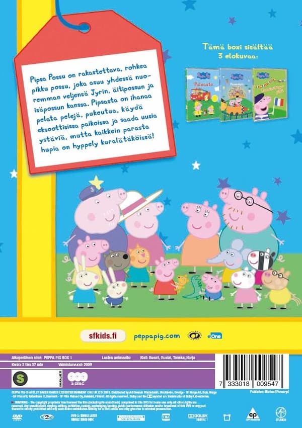 Pipsa Possu - Boksi 1 (3 disc)