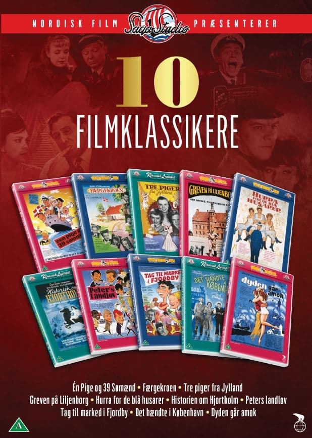 Saga Studio - 10 filmklassikere (10 disc)