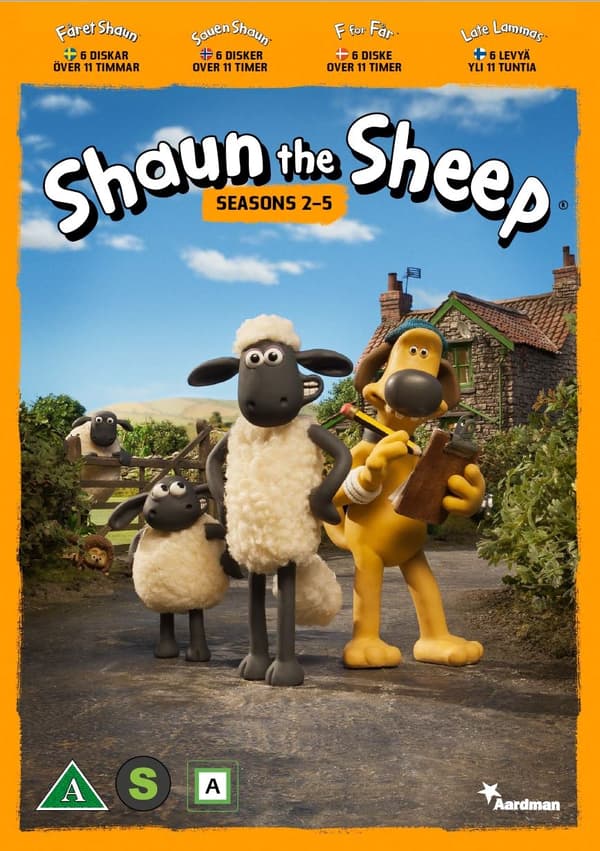 Fåret Shaun - Säsong 2-5 (6 disc)