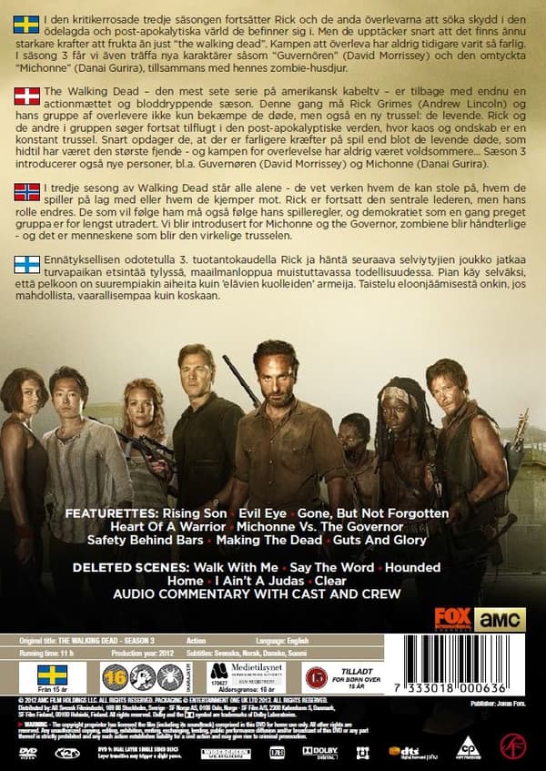 The Walking Dead - Säsong 3 (6 disc)