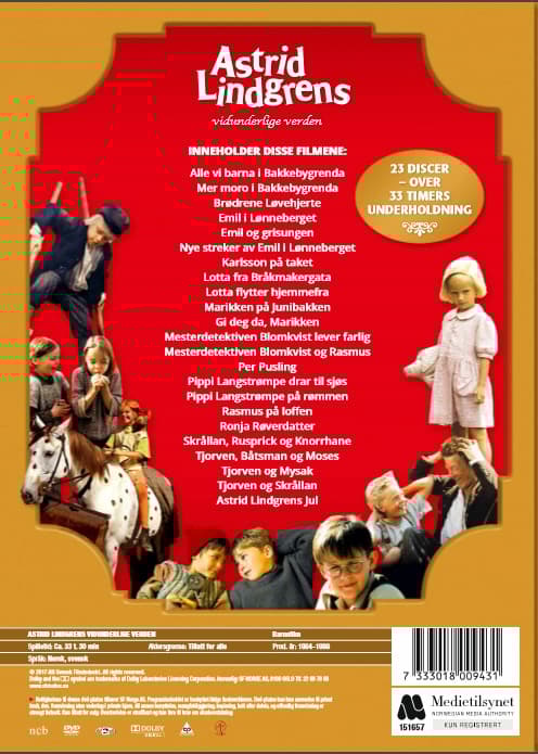 Astrid Lindgrens Vidunderlige verden (23 disc)