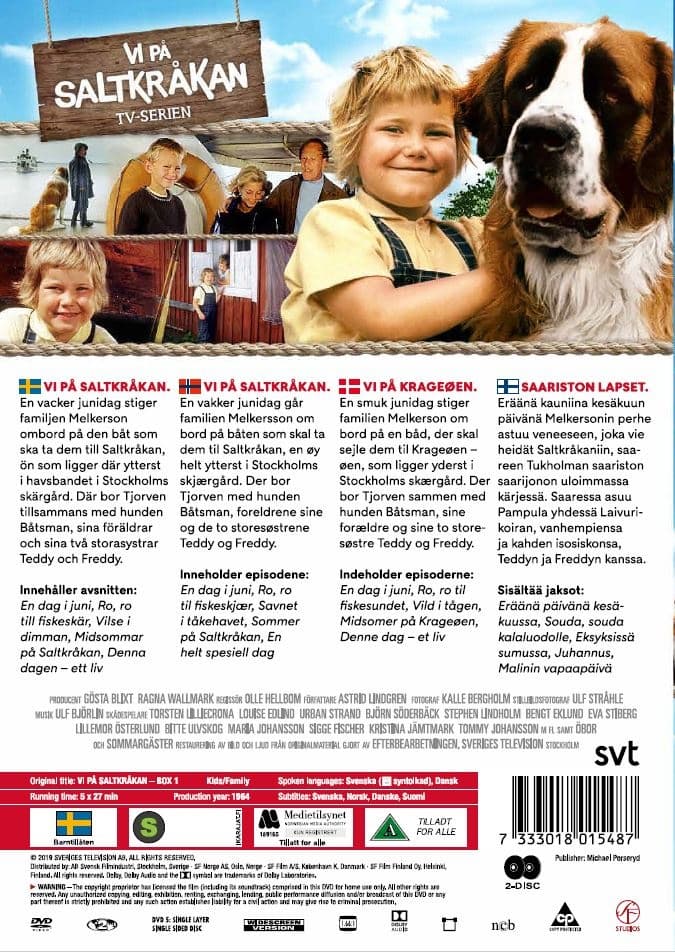Vi Pa Saltkrakan Tv Serie Vol 1 Avsnitt 1 5 2 Disc Cdon