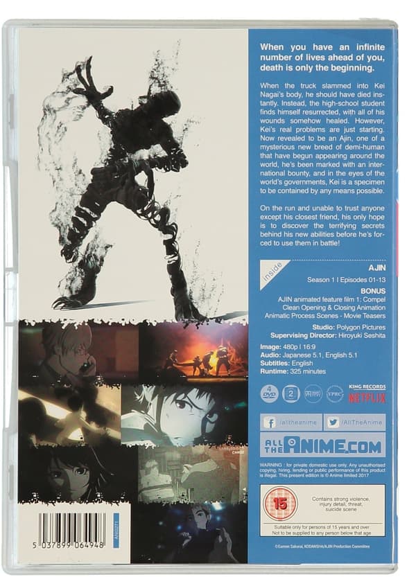 Ajin: Demi-human - Season 1 (2 disc) (import)