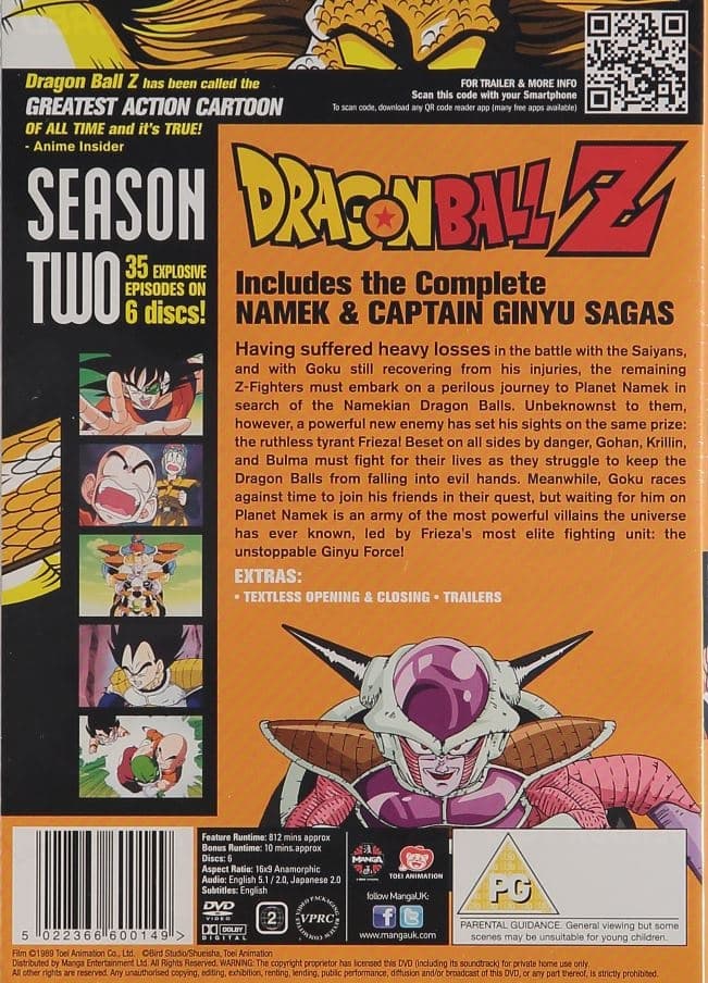 Dragon Ball Z Season 2 (6 disc) (import) CDON