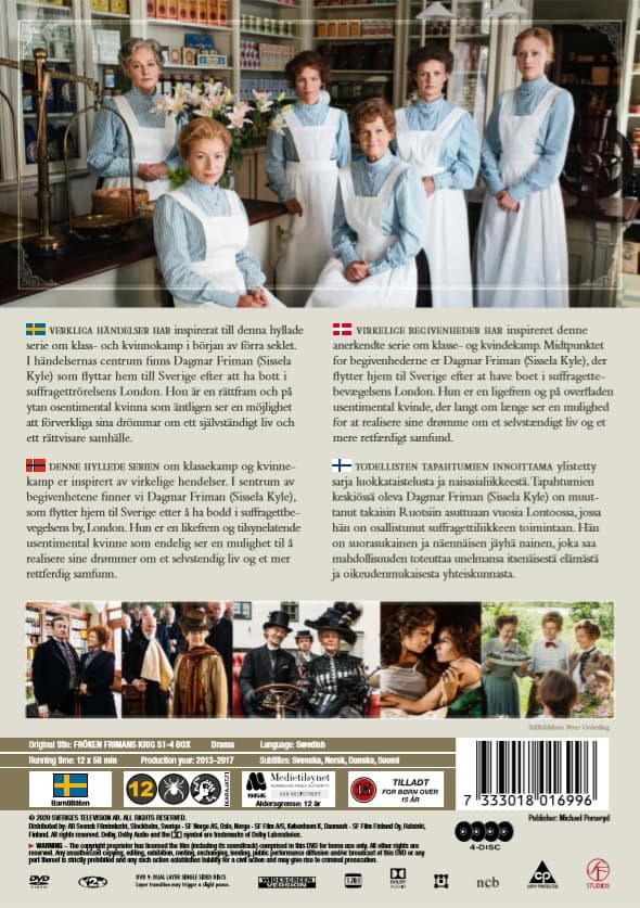 Fröken Frimans Krig - Säsong 1-4 (4 disc)