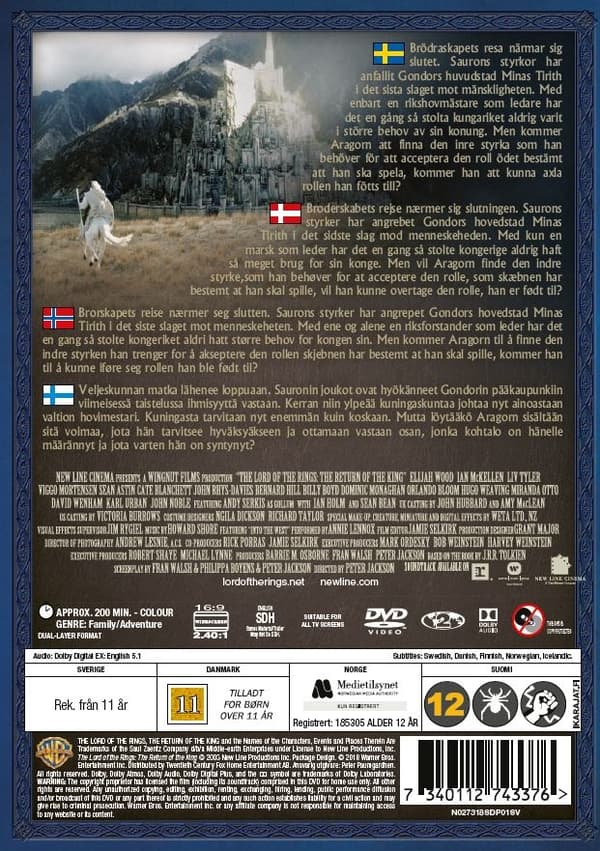 Lord of the Rings: The Return of the King (Theatrical Cut) (Nord