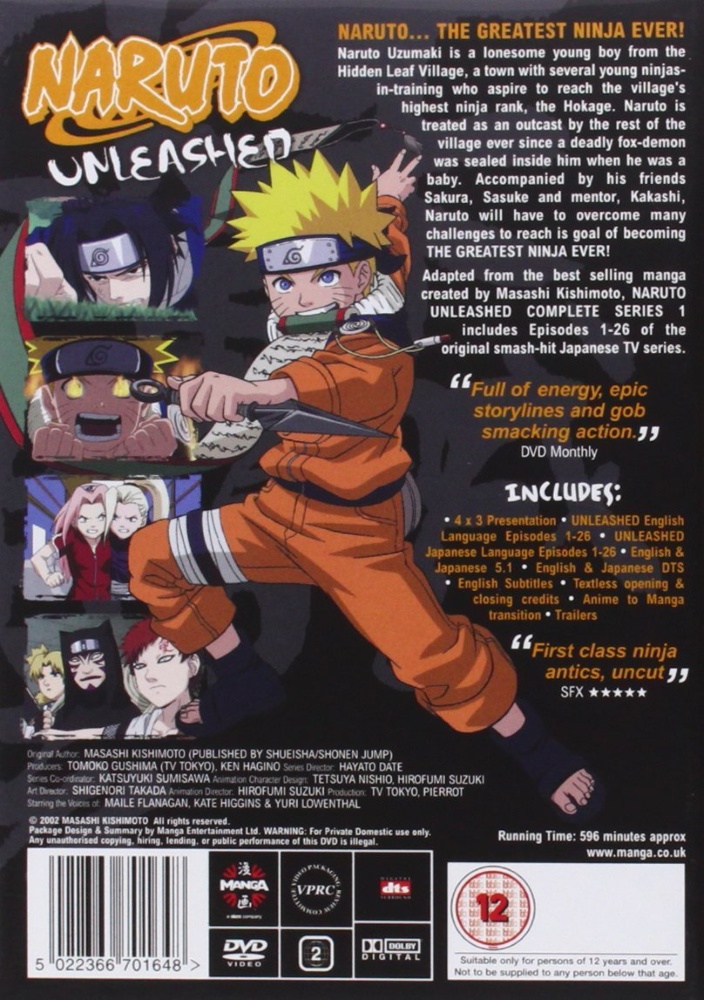 Naruto Unleashed: The Complete Series 1 (6 disc) (Import ...