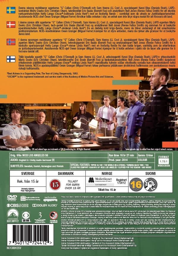 NCIS: Los Angeles - Sesong 6 (6 disc)