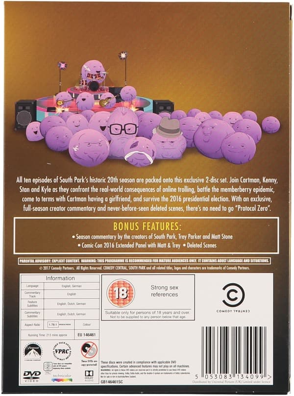 South Park - Season 20 (2 disc) (import)