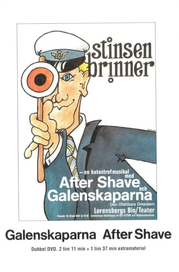 After Shave Galenskaparna: Stinsen Brinner (Scenföreställningen) (2 disc)