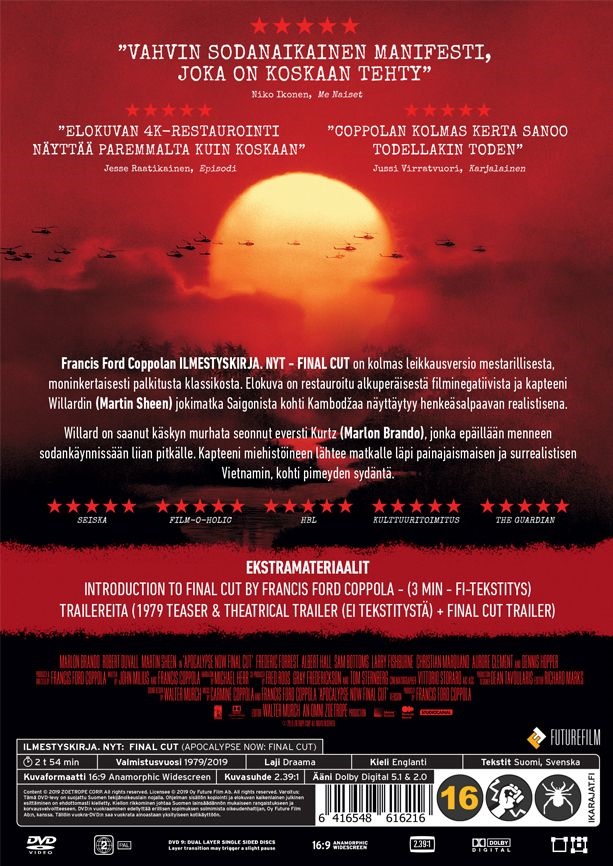 Apocalypse Now: Final Cut - Ilmestyskirja nyt